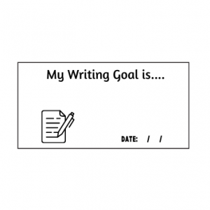 My Writing Goal